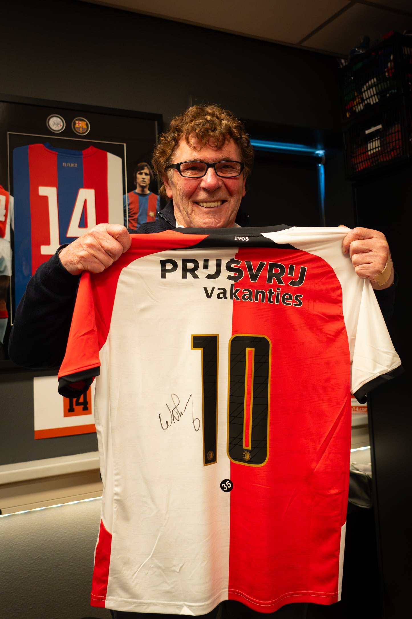 Willem van Hanegem - Feyenoord 24-25 shirt