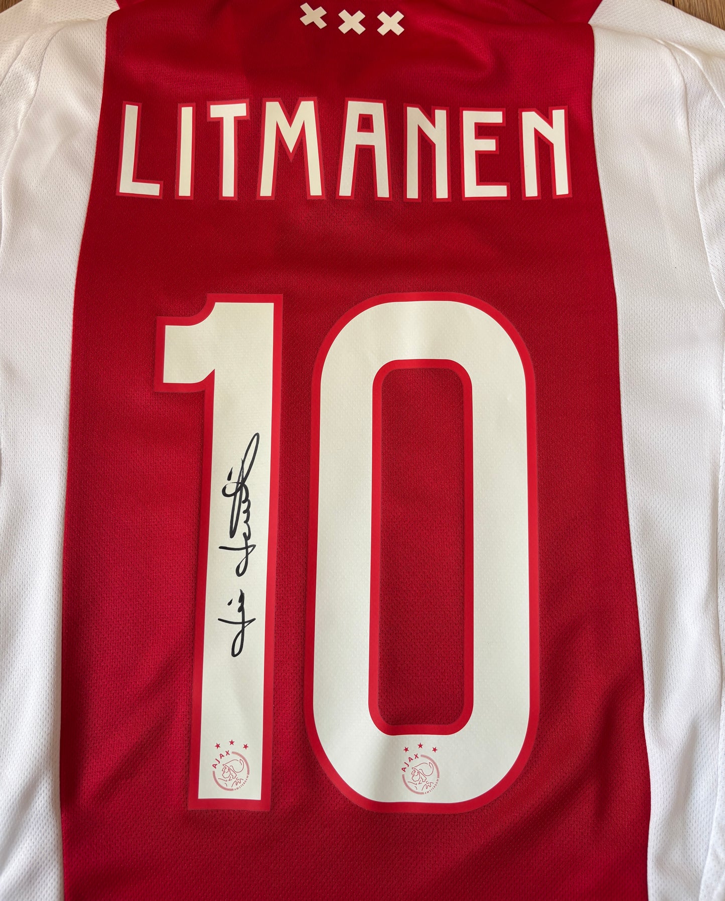 Jari Litmanen - Ajax shirt 24-25
