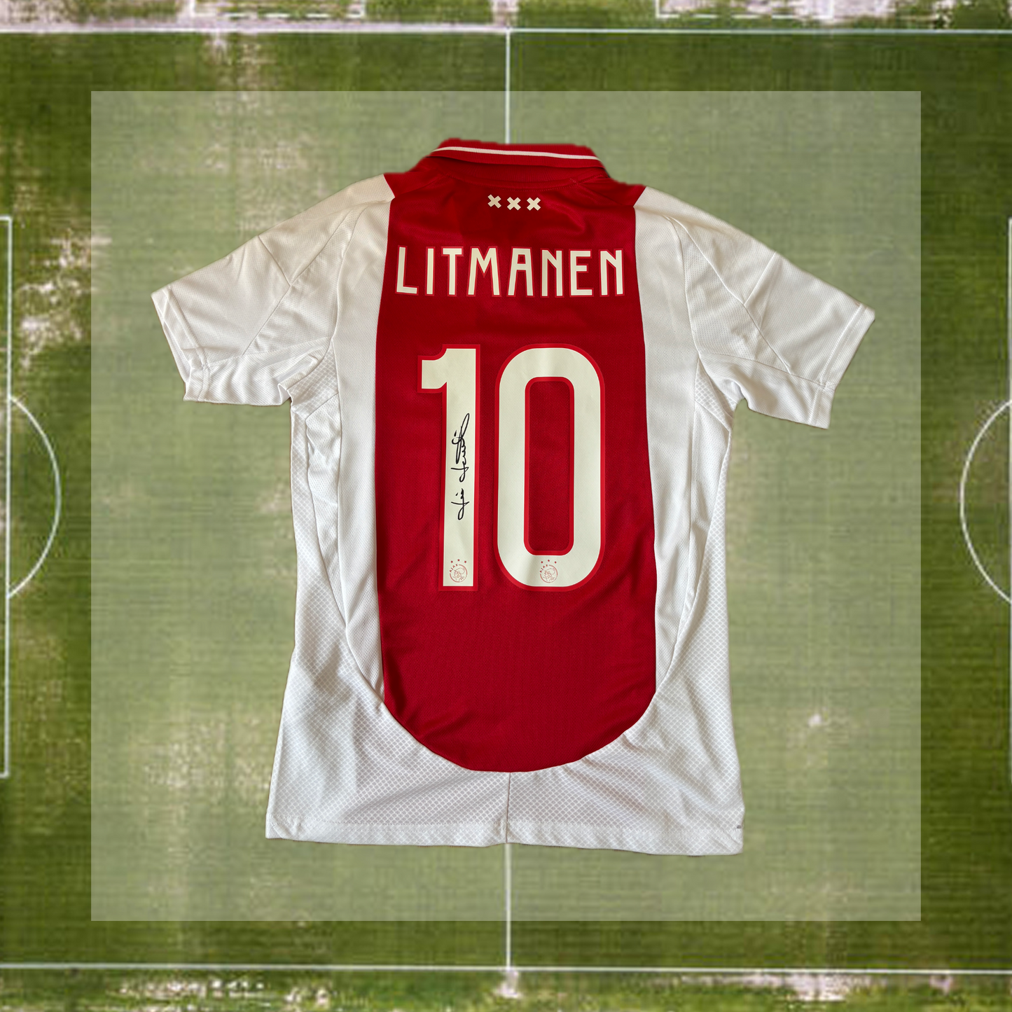 Jari Litmanen - Ajax shirt 24-25