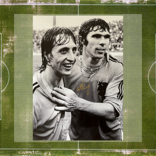 Willem van Hanegem - Johan Cruijff - Poster