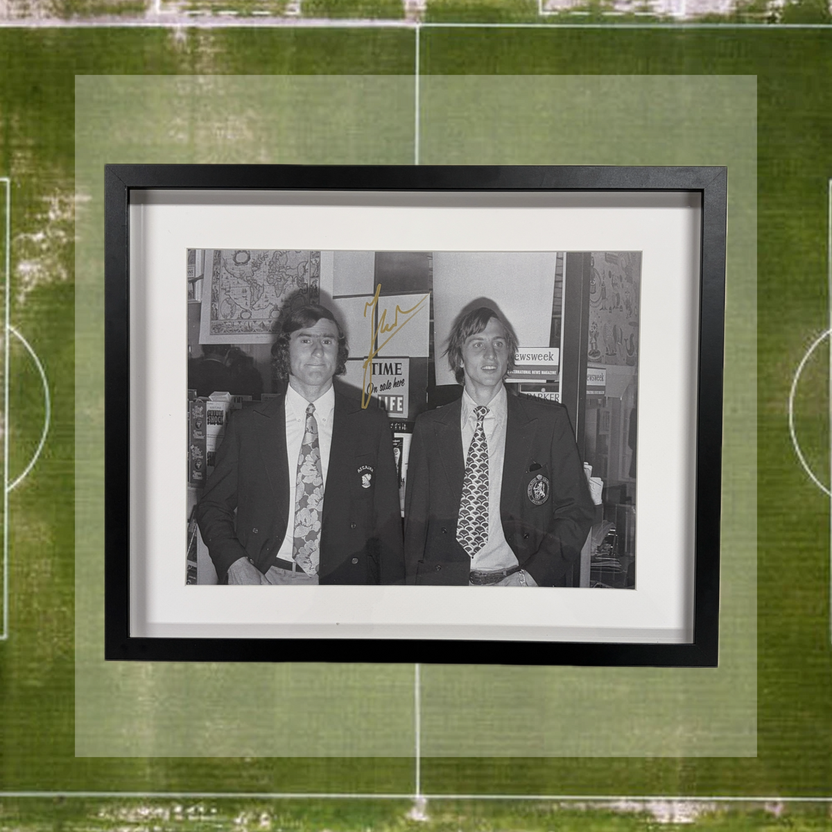 Sjaak Swart – Foto met Johan Cruijff