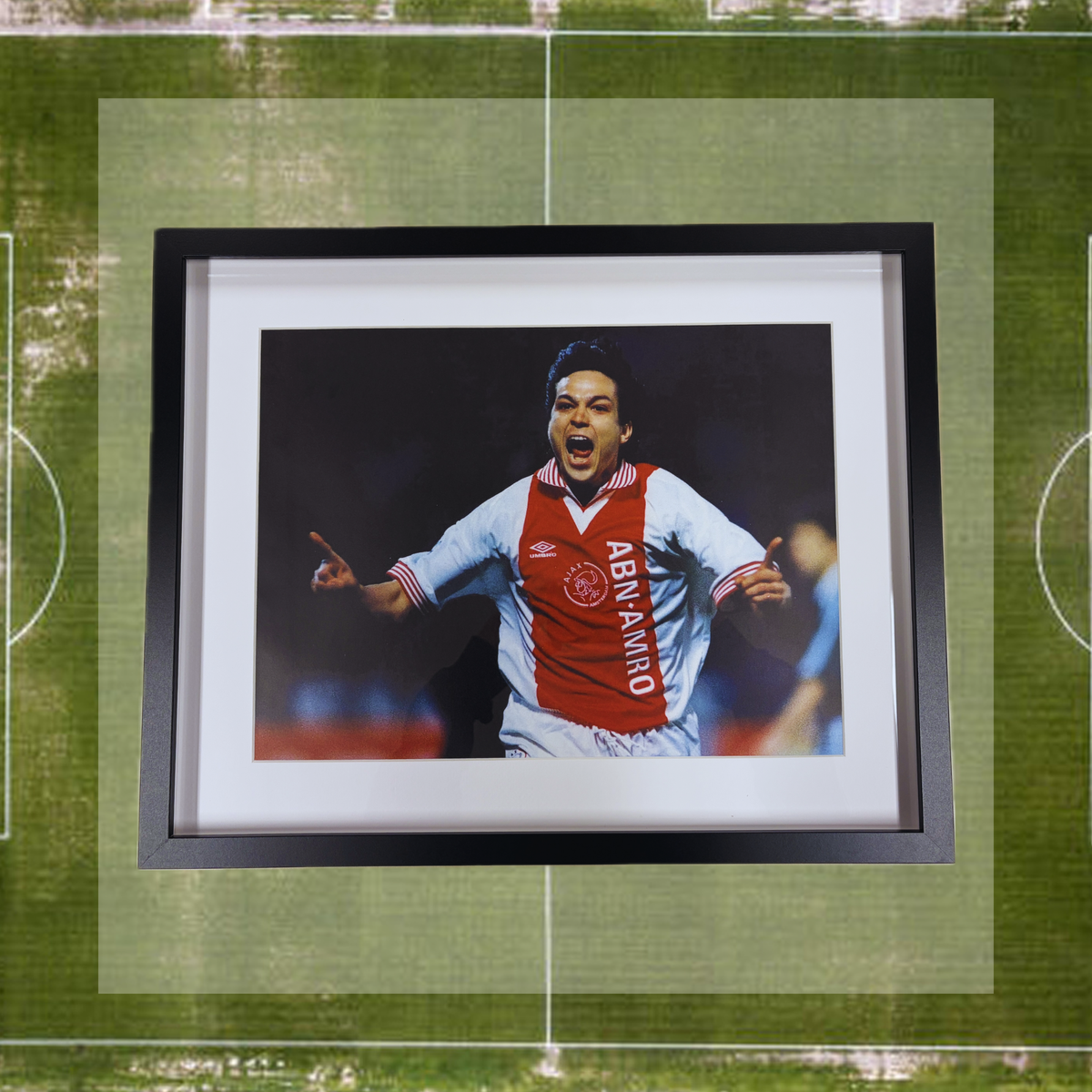 Pre order : Jari Litmanen foto - Ajax thuisshirt